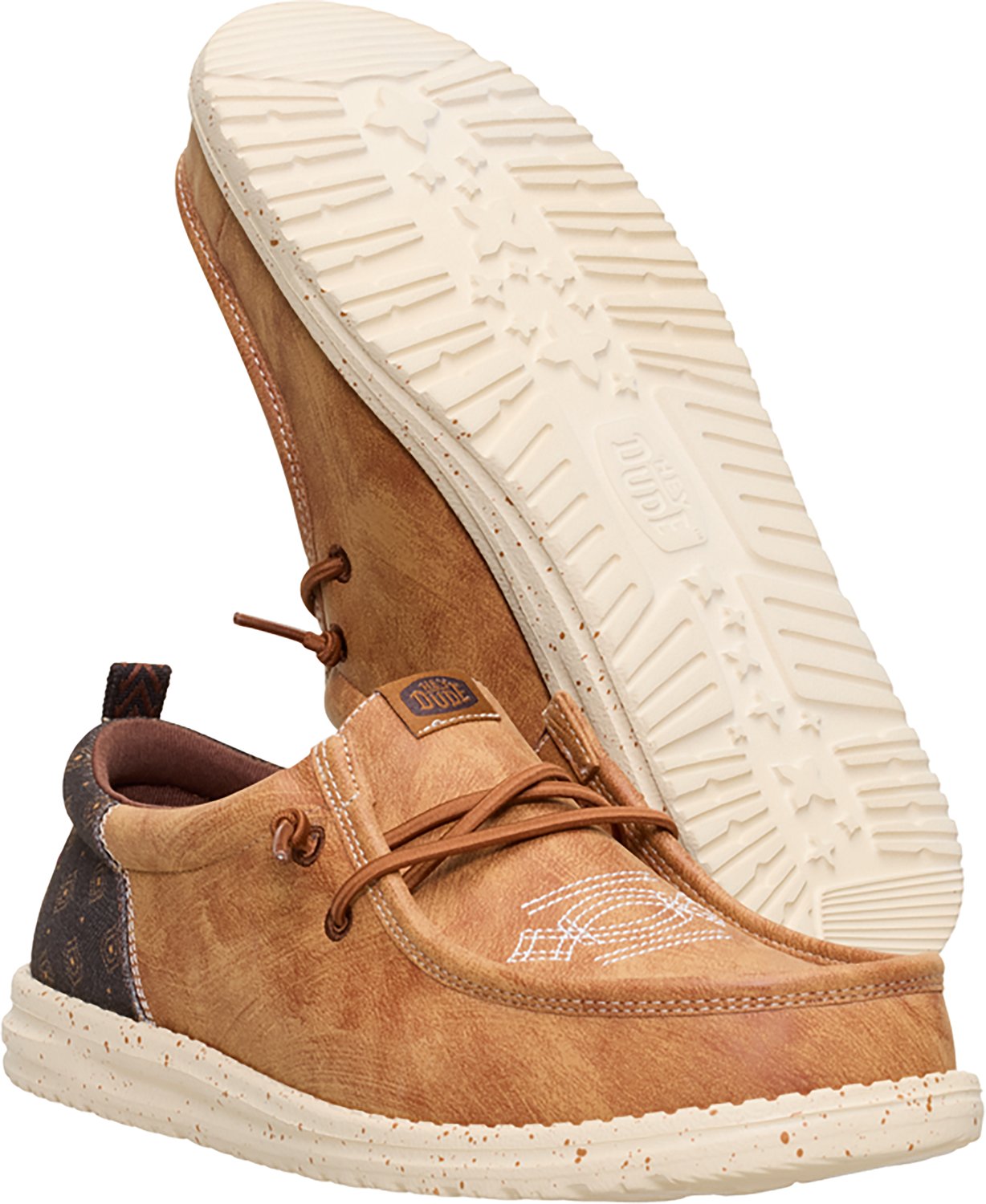 Hey Dude Men's Wally Funk Western Stitch Shoes - view number 7