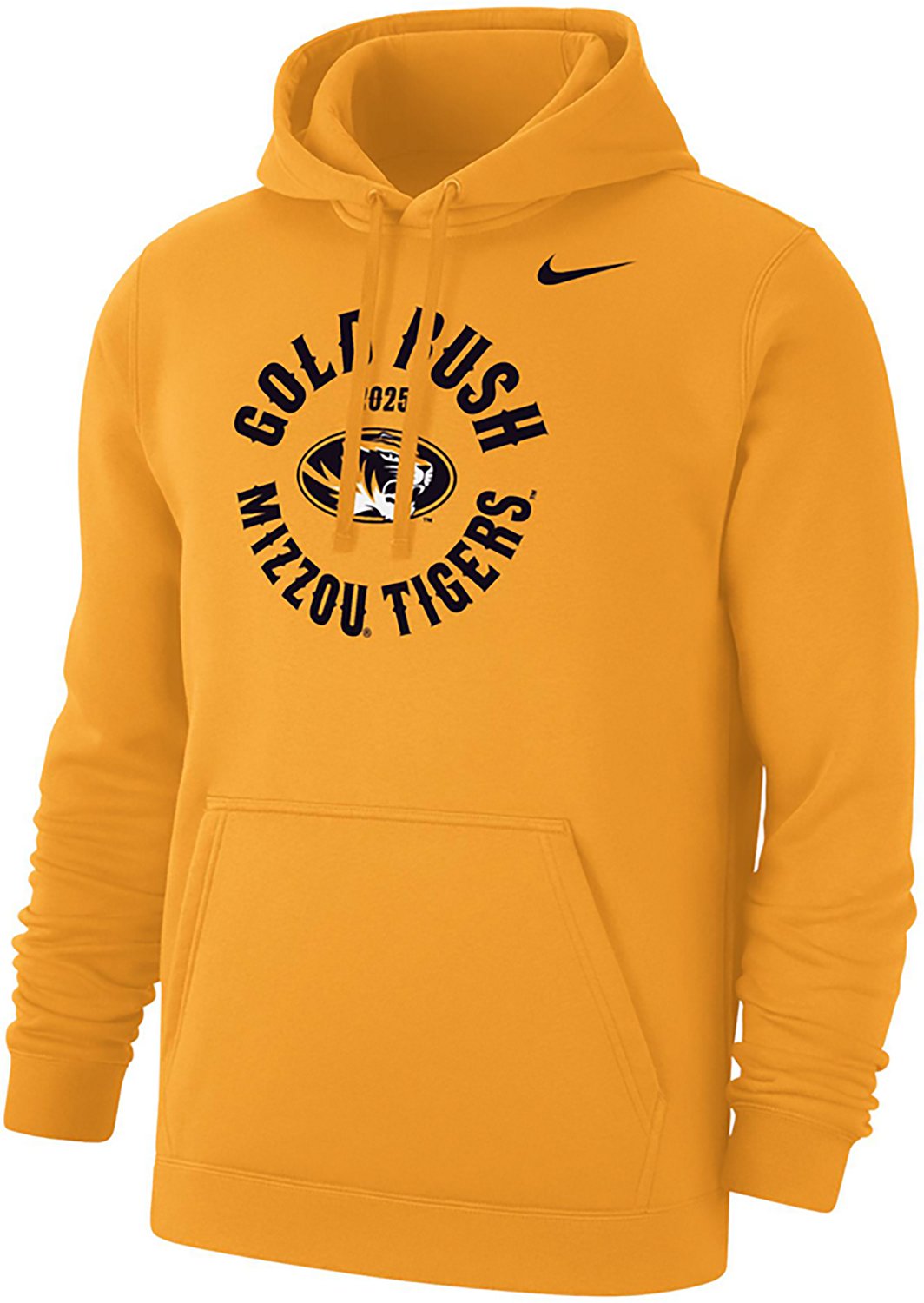 Nike Men's University of Missouri Tigers Gold Rush Circle Long Sleeve Graphic Hoodie - view number 2