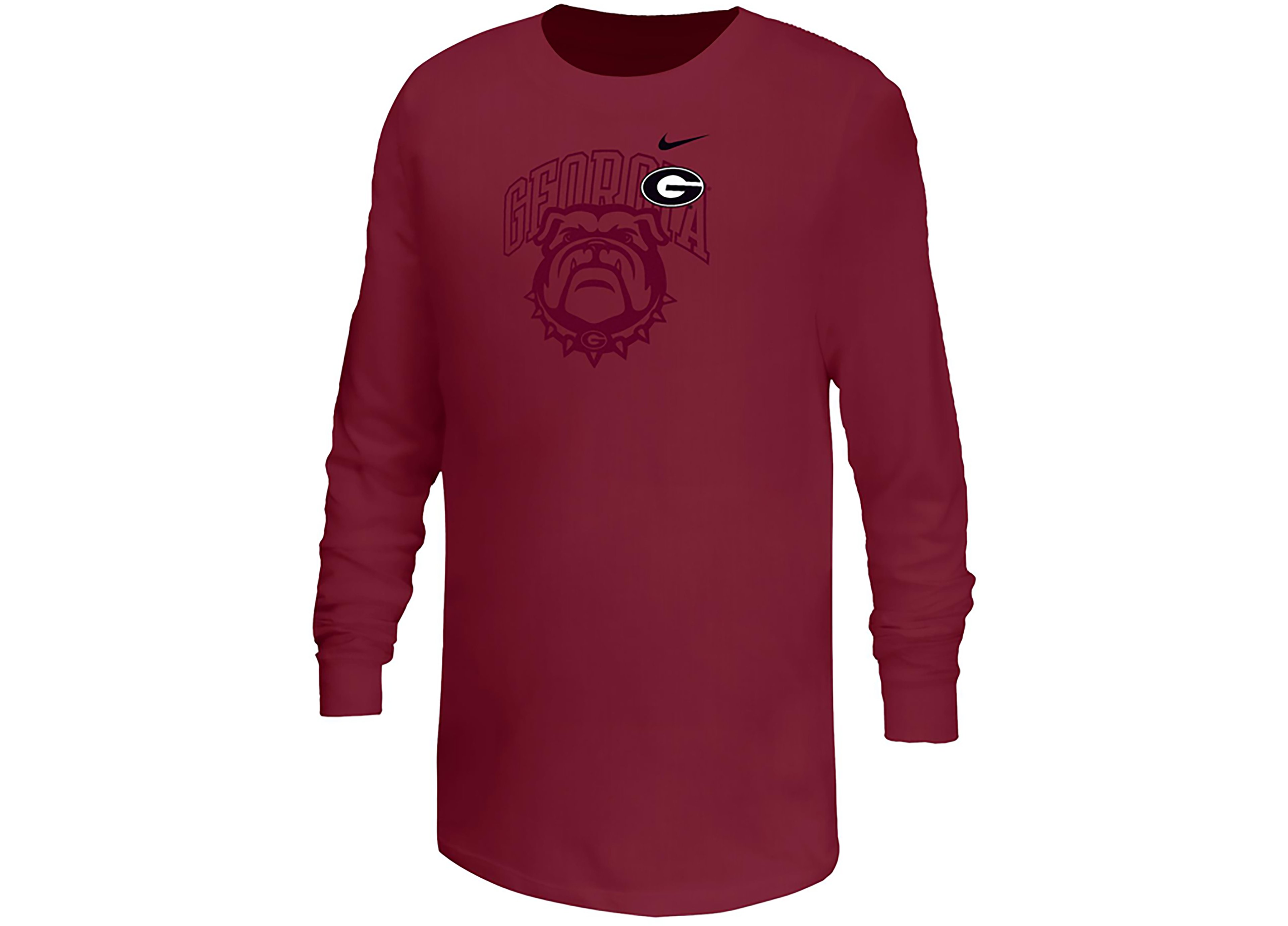Nike Youth Georgia Mascot Logo Long Sleeve T-shirt