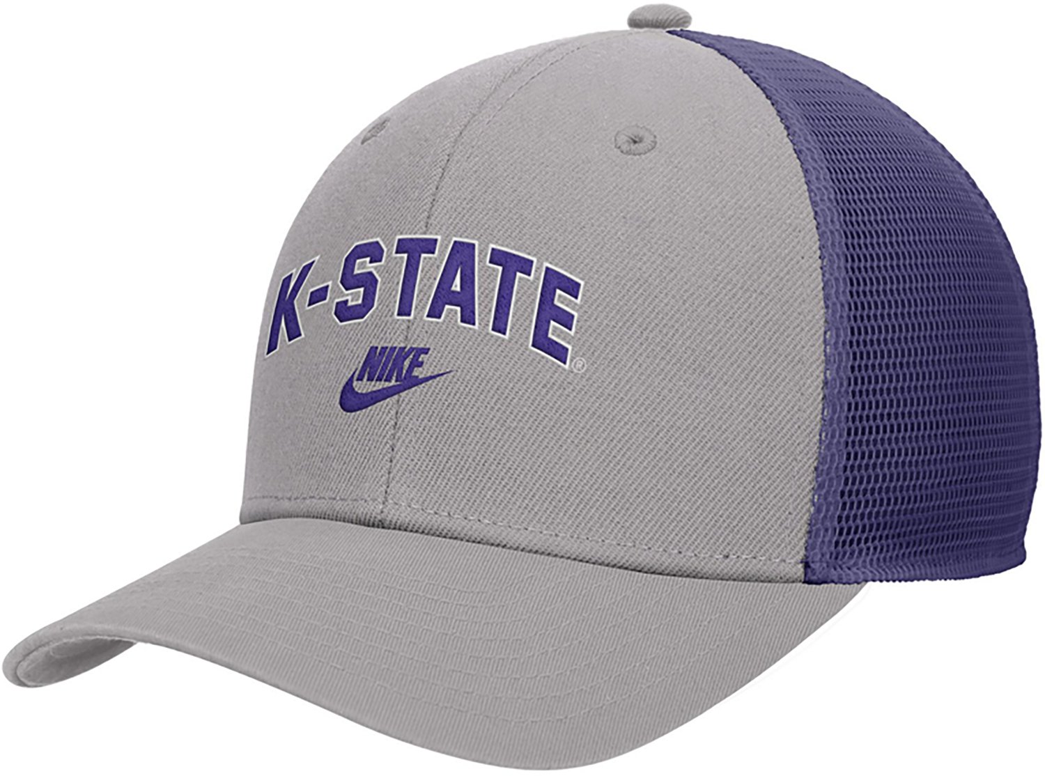 Nike Men's Kansas State School Swoosh Rise Trucker Cap - view number 3