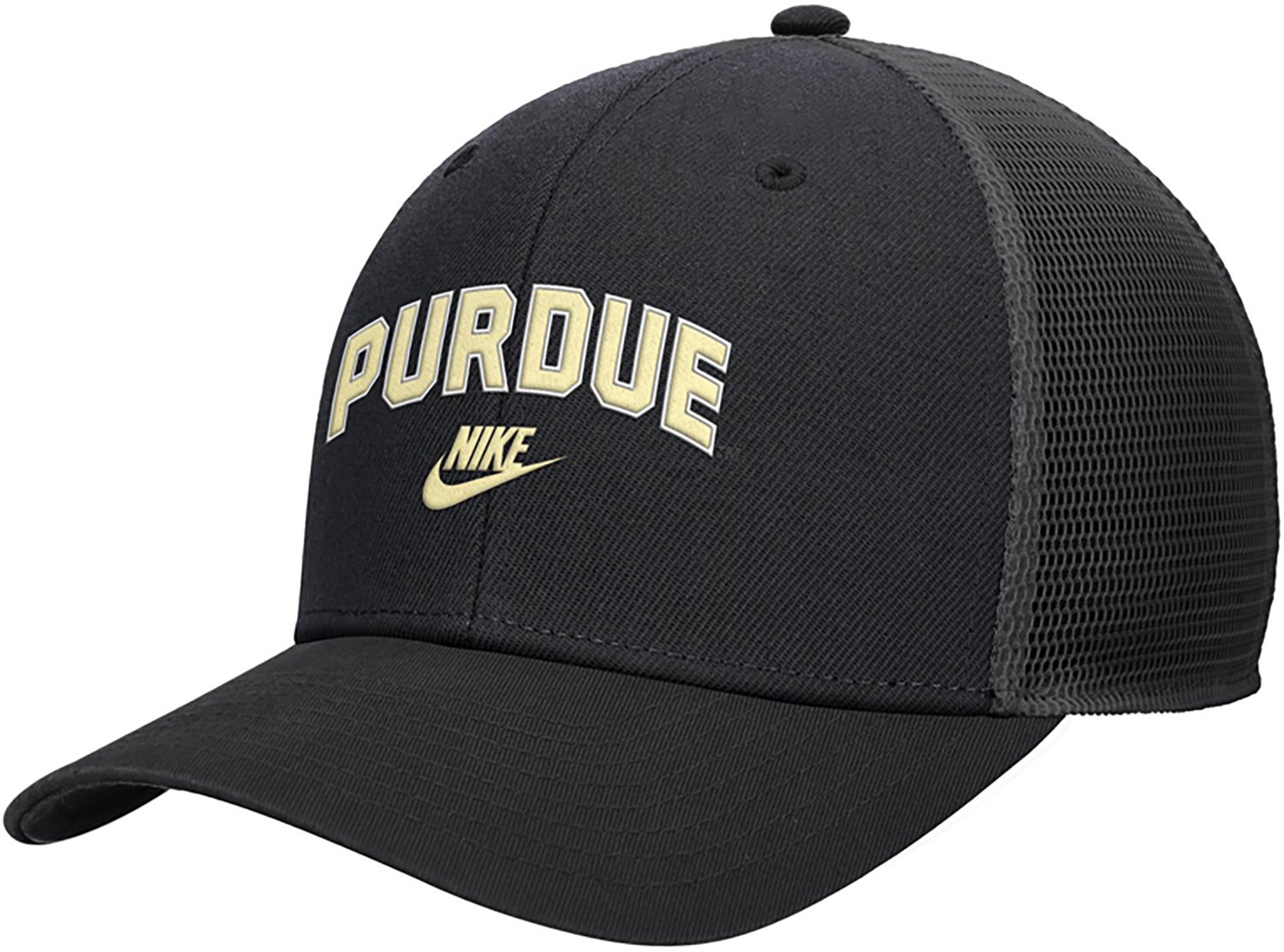 Nike Men's Purdue School Swoosh Rise Trucker Cap - view number 3