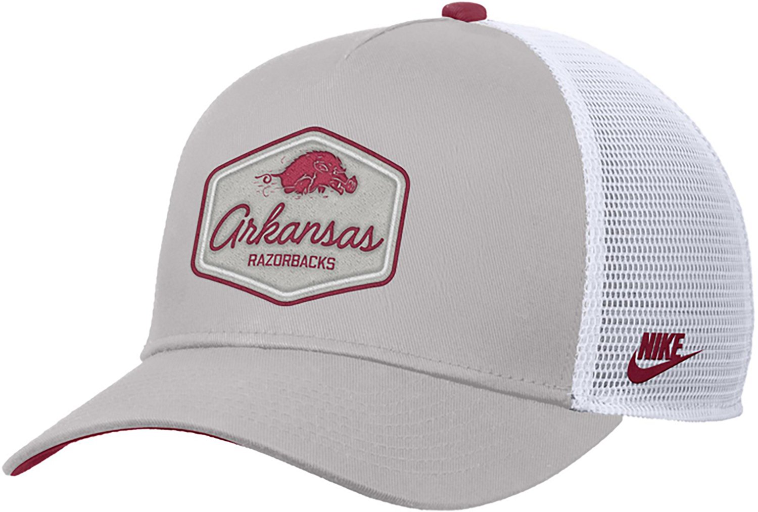 Nike Men's Arkansas Script Patch Rise Trucker Cap - view number 3