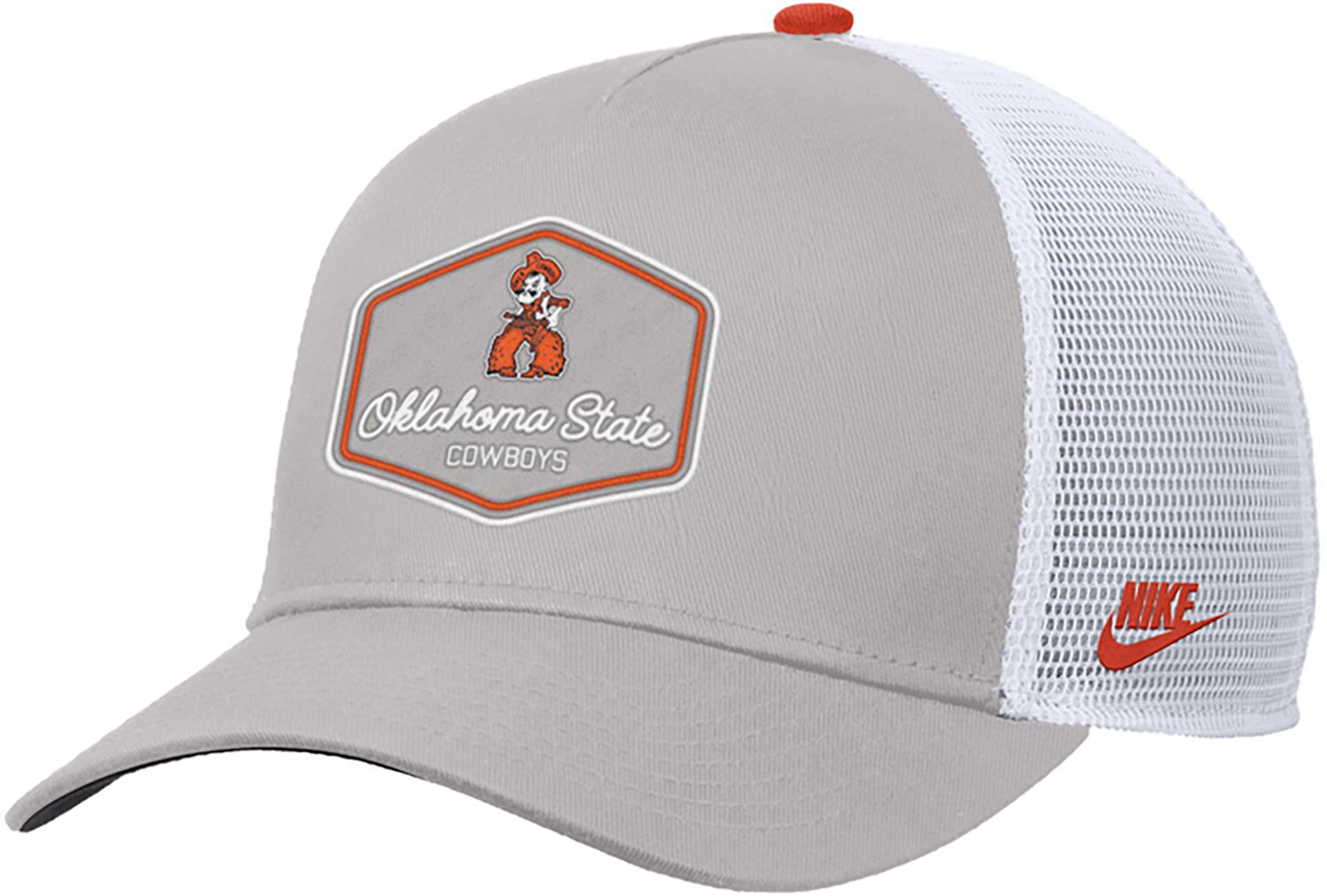 Nike Men's Oklahoma State Script Patch Rise Trucker Cap - view number 3