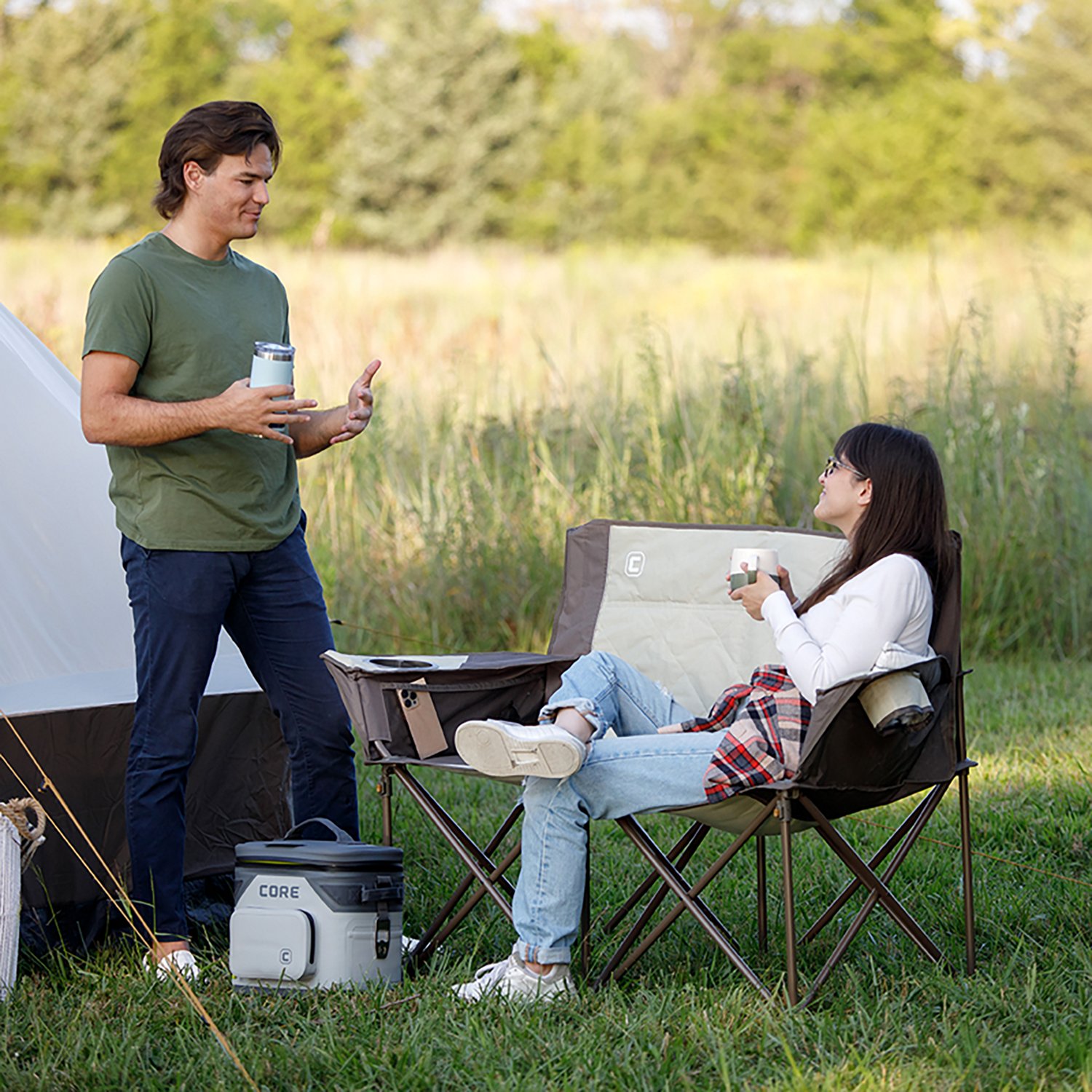 CORE Equipment 2-Person Padded Love Seat - view number 2