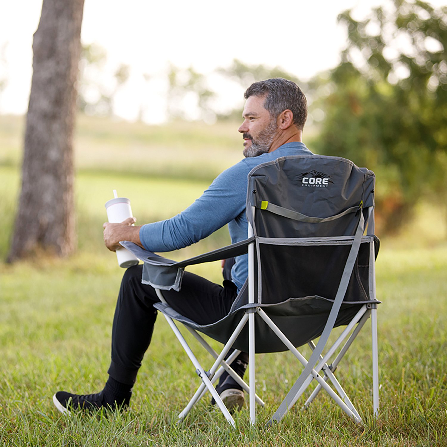 CORE Equipment Padded Cooler Quad Chair - view number 2