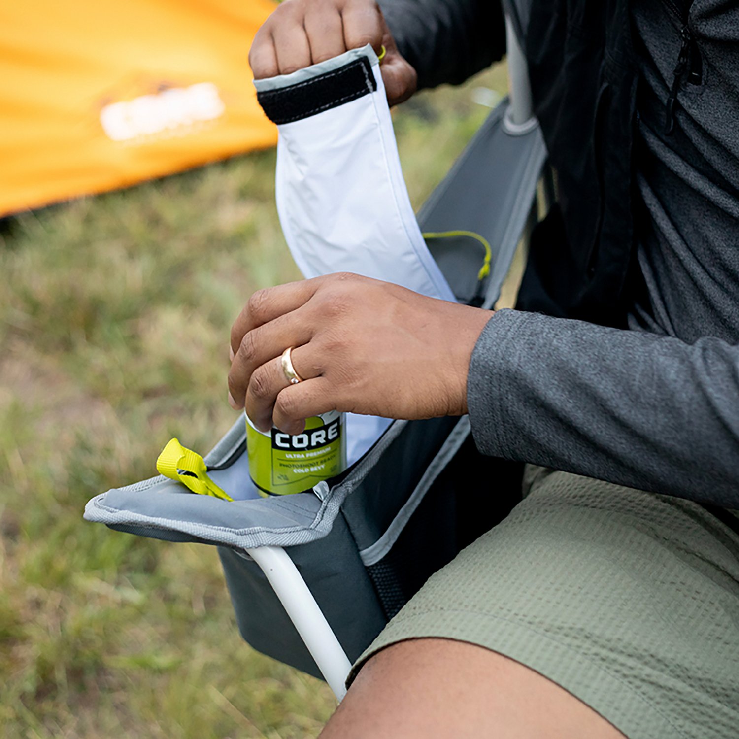 CORE Equipment Padded Cooler Quad Chair - view number 3