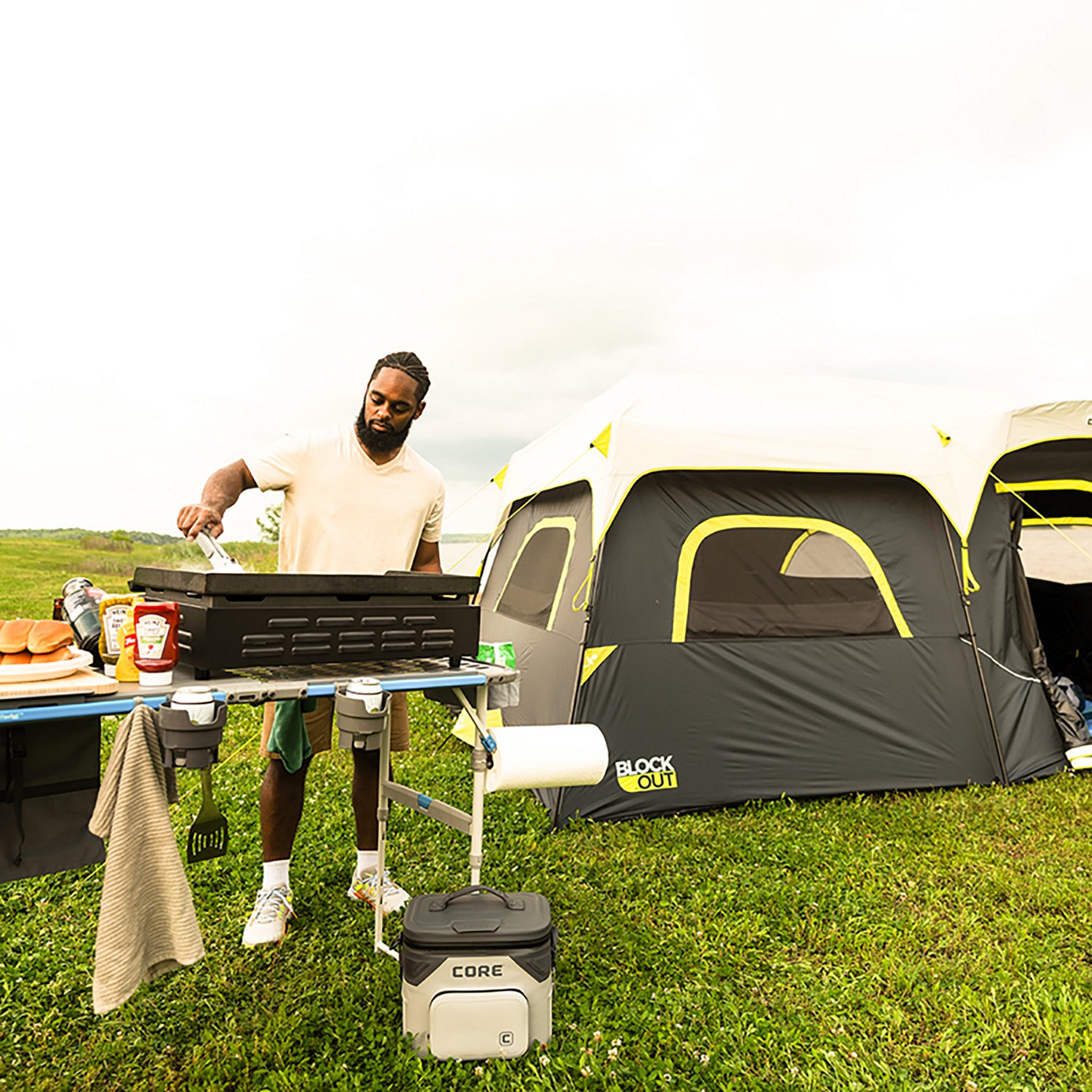 CORE Equipment 4 ft. FLEXRAIL Outdoor Cook Table - view number 2