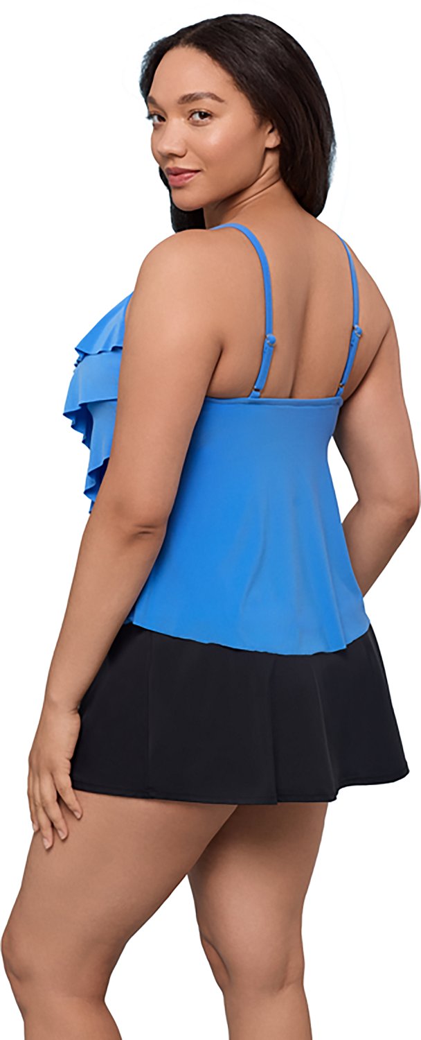 Trimshaper Women's Solid Rachel Tankini - view number 3