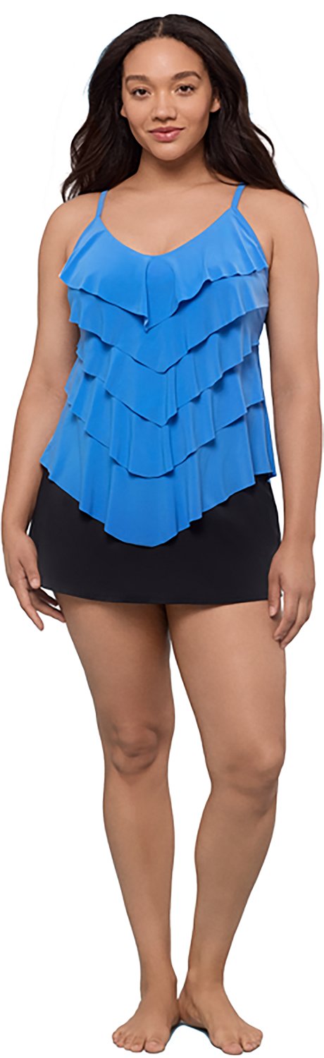 Trimshaper Women's Solid Rachel Tankini - view number 4