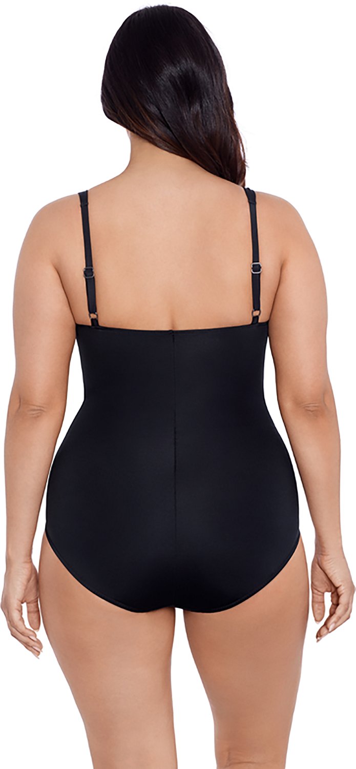 Trimshaper Women's Solid Averi 1-Piece Swimsuit - view number 2