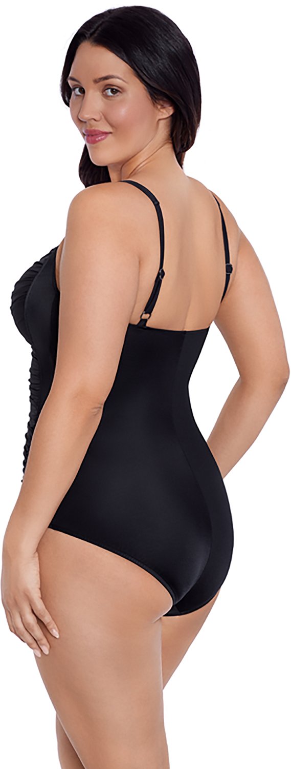 Trimshaper Women's Solid Averi 1-Piece Swimsuit - view number 3