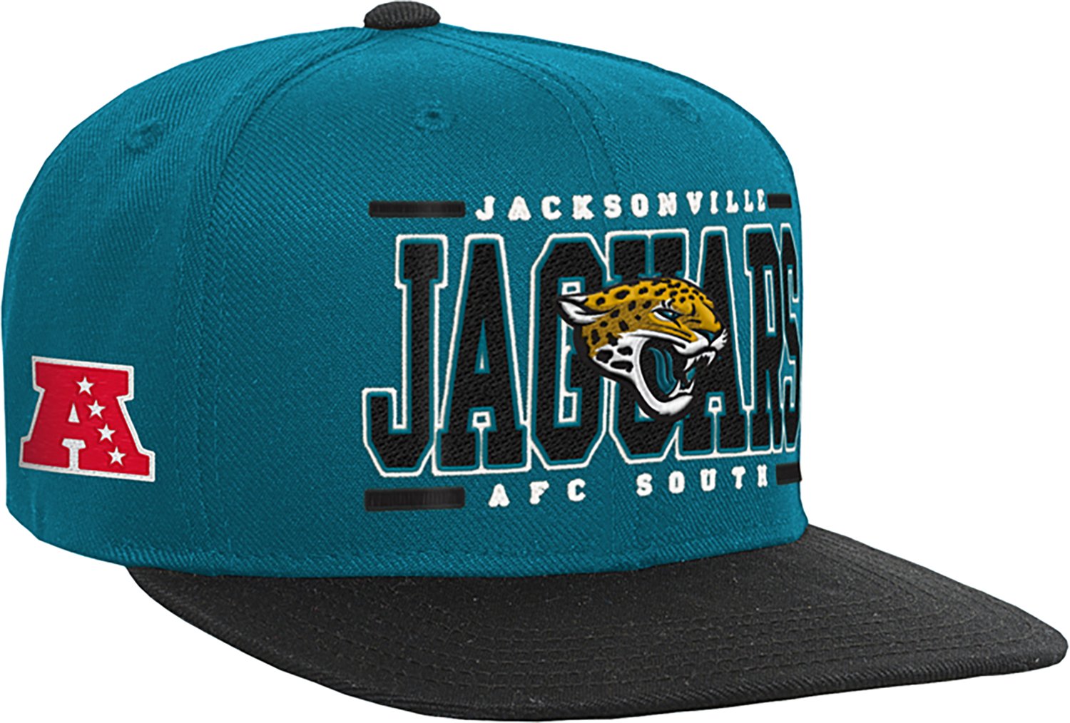 Outerstuff Boys' Jacksonville Jaguars Retro Deadstock Snapback - view number 3