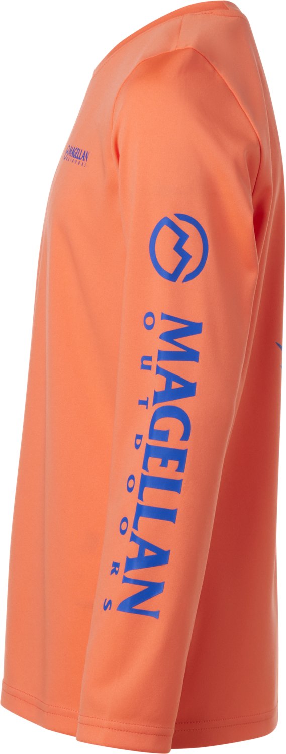 Magellan Outdoors Boys’ Casting Crew Fish Back Long Sleeve T-shirt - view number 3