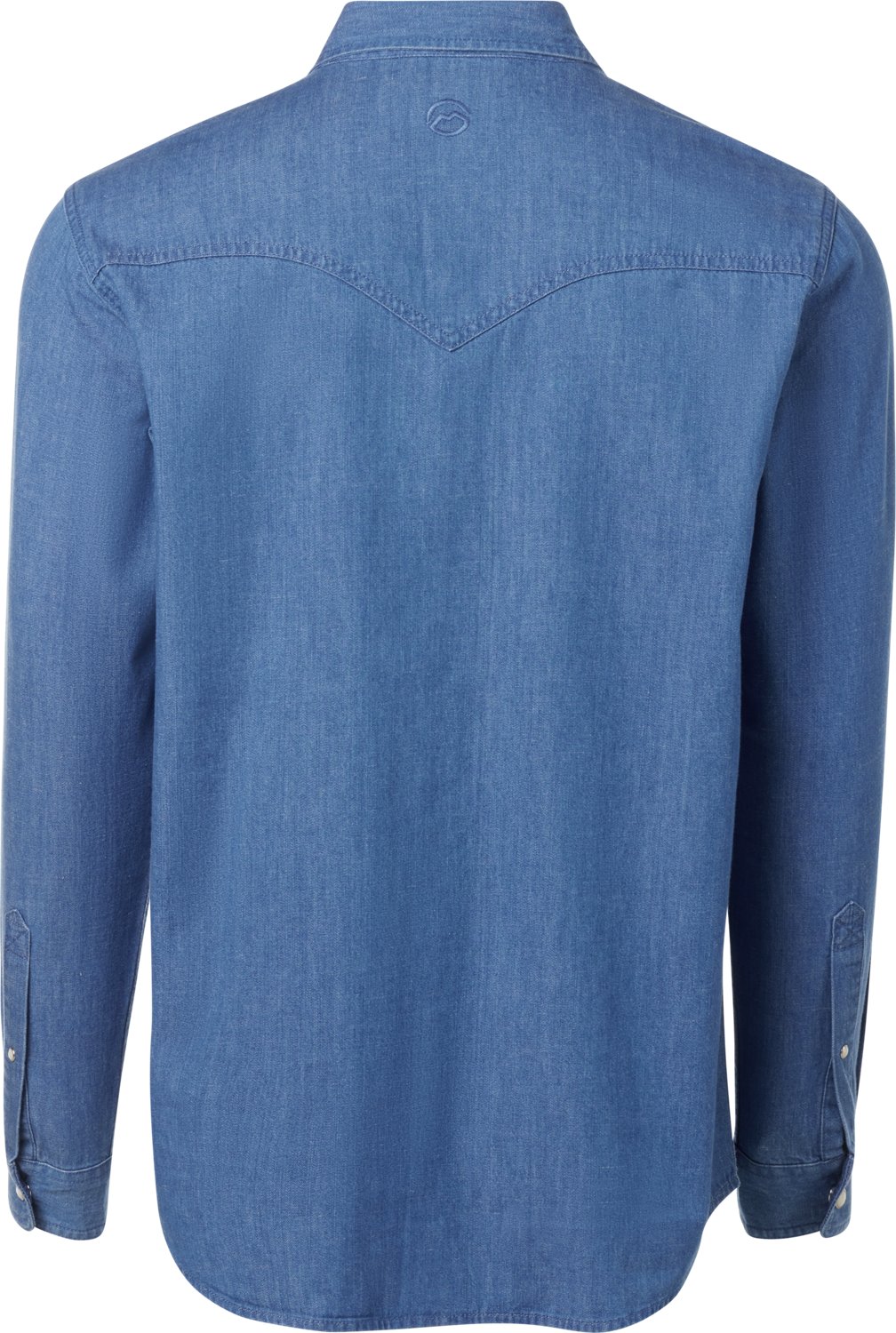 Magellan Outdoors Men's Pecos Ridge Denim Long Sleeve Shirt - view number 2