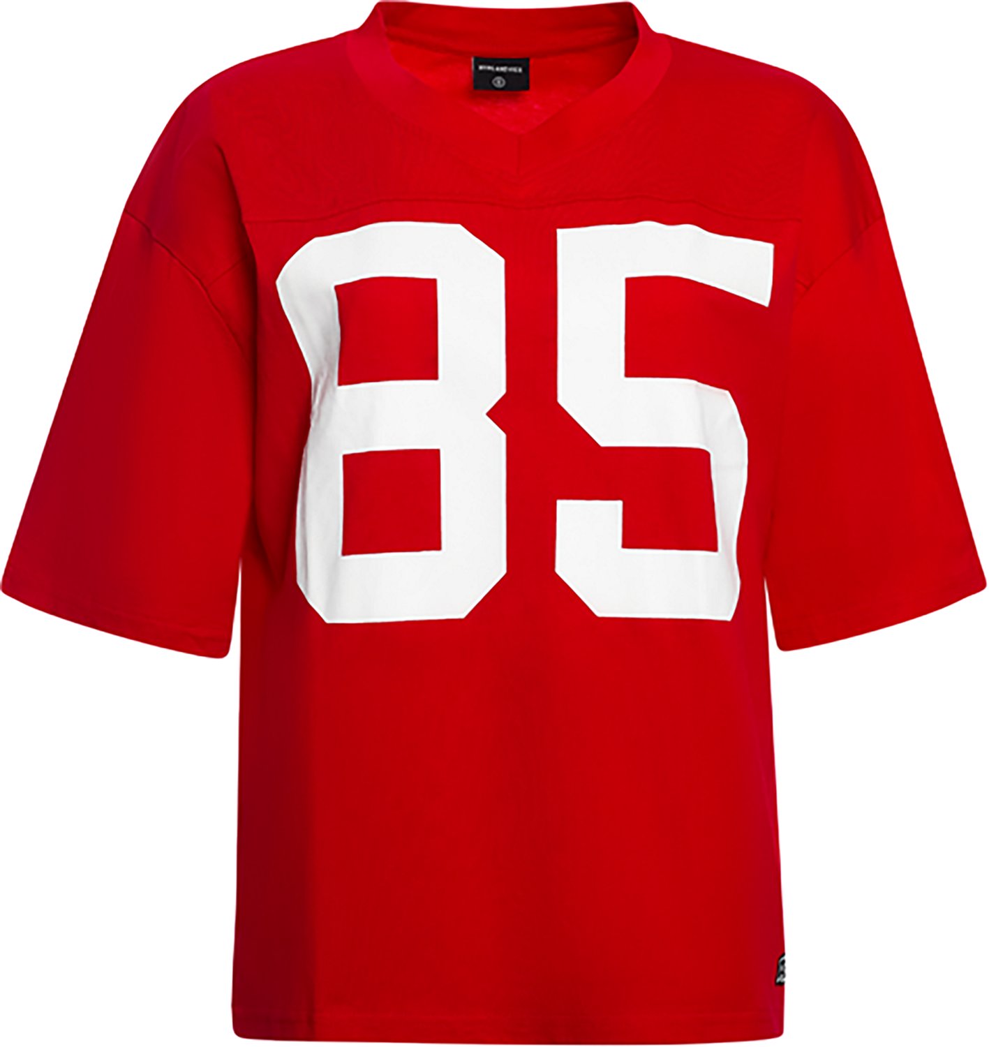 Hype and Vice Women's Georgia Bulldogs Football Oversized Short Sleeve T-shirt - view number 2