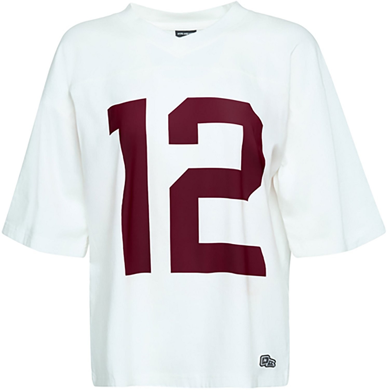 Hype and Vice Women's Texas A&M Aggies Football Oversized Short Sleeve T-shirt - view number 2