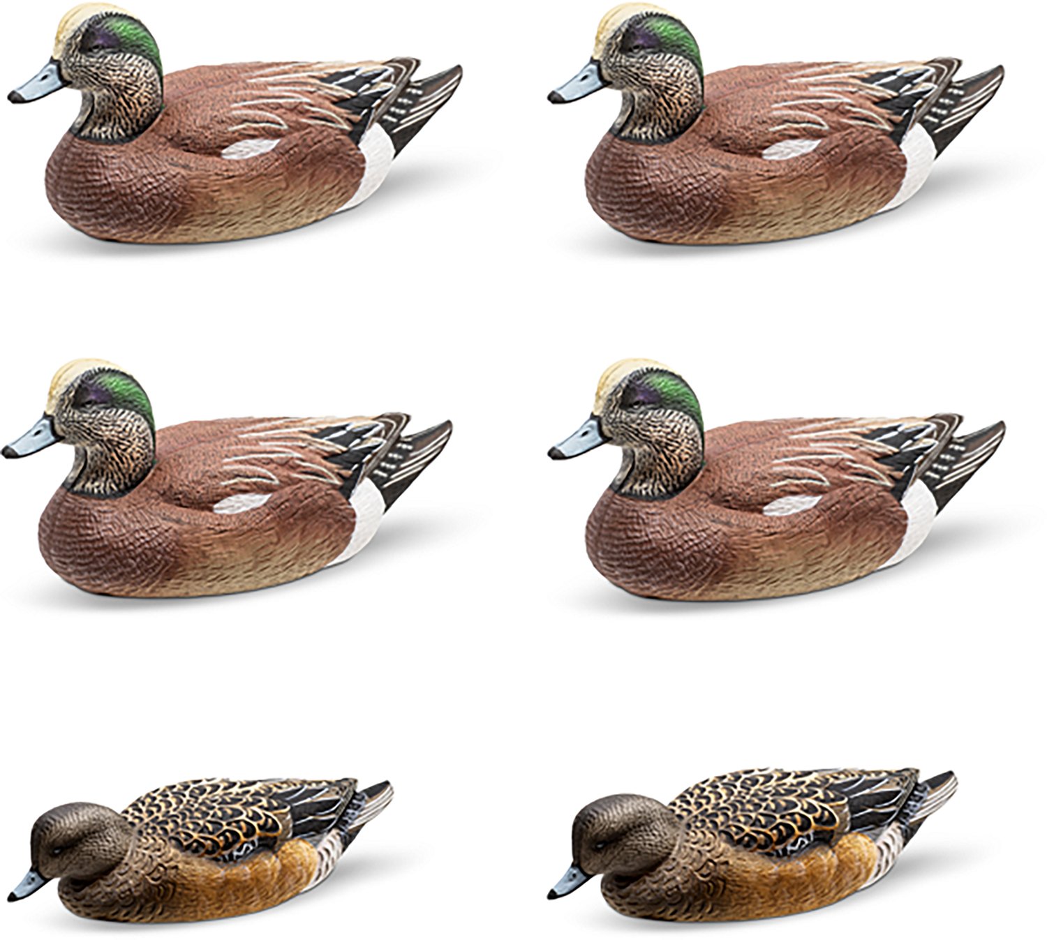 Rig'Em Right Outdoors Mainline Series Wigeon Decoy 6-Pack