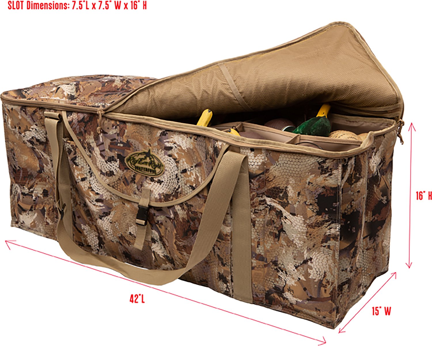 Rig'Em Right Outdoors 12-Slot Deluxe Duck Decoy Bag - view number 2