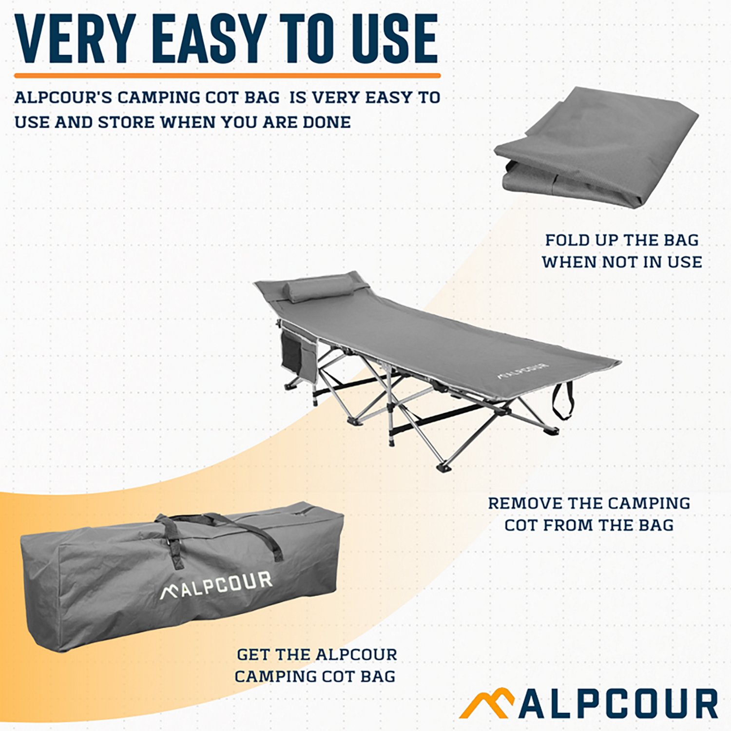 Alpcour Camping Cot Bag 42" - view number 5
