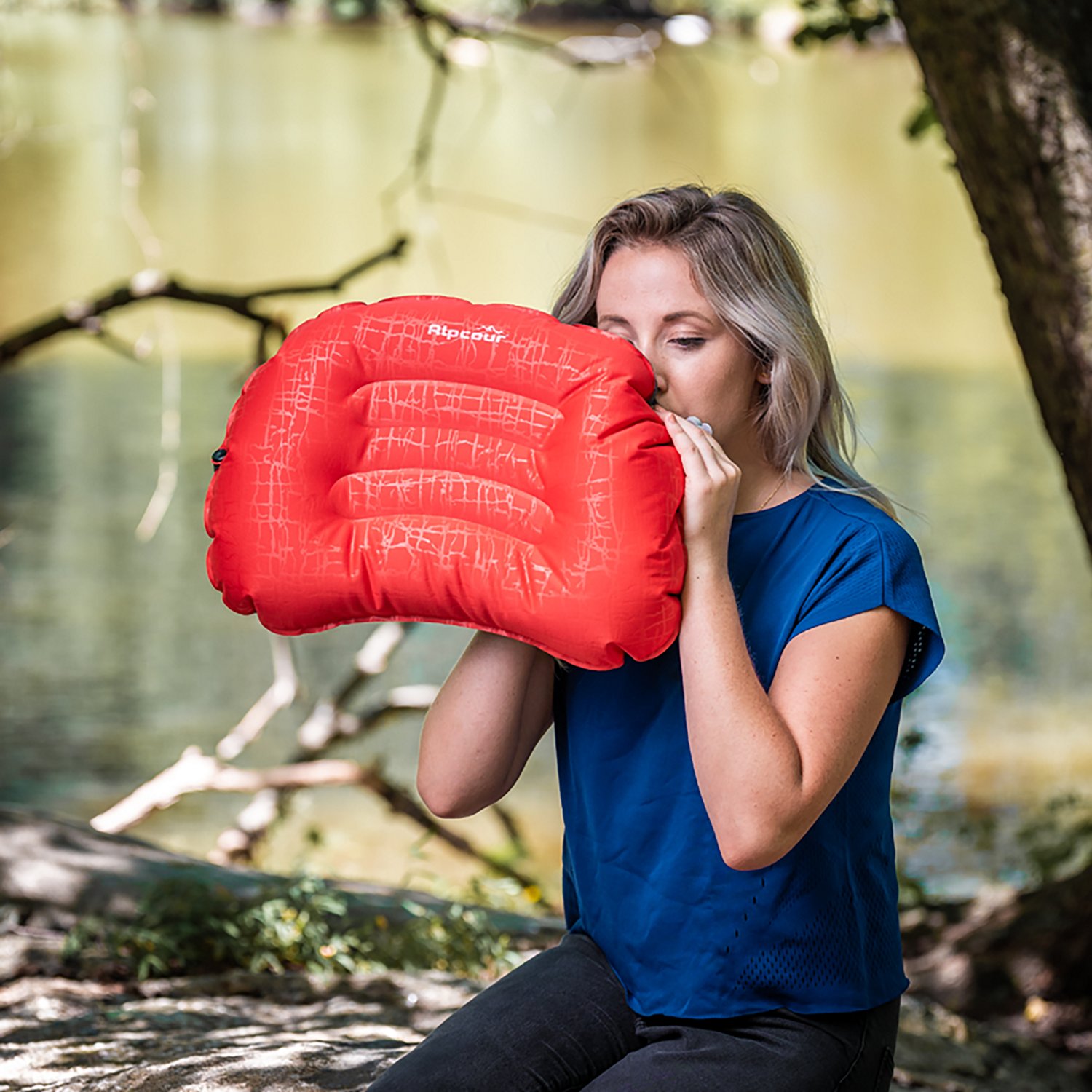 Alpcour Large Inflatable Camping Pillow - view number 7