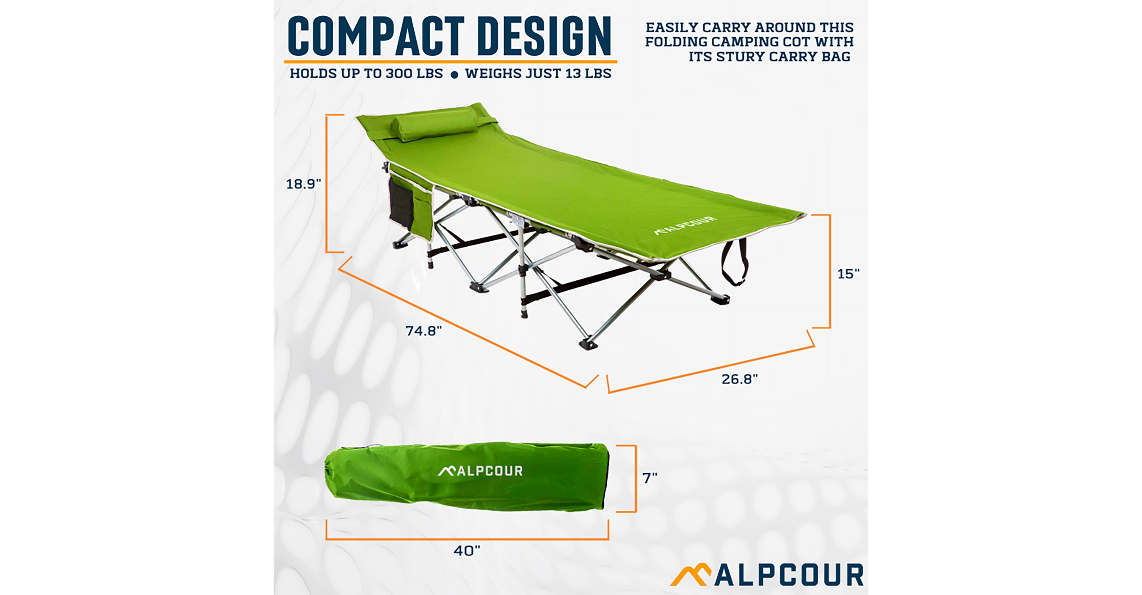 Alpcour Folding Camping Cot