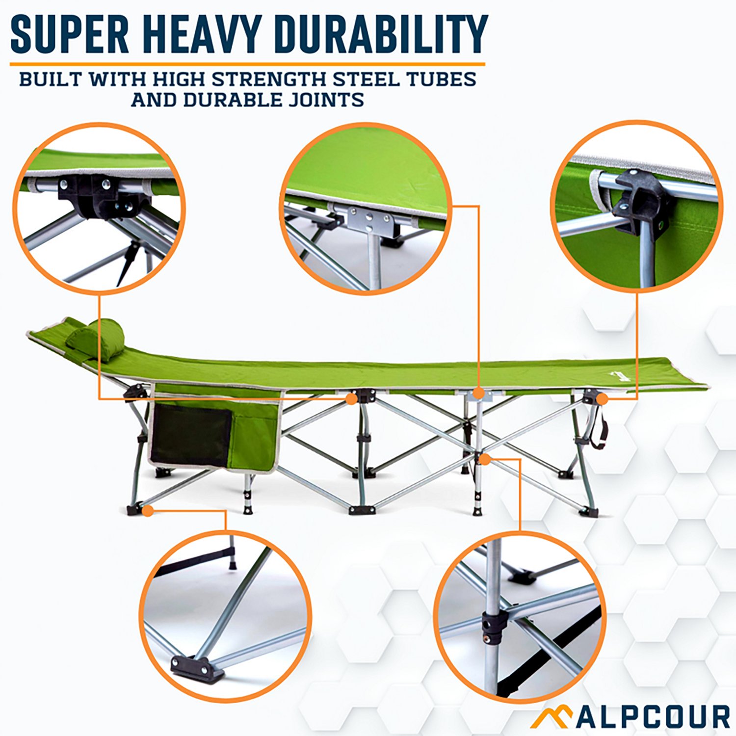 Alpcour Folding Camping Cot - view number 6