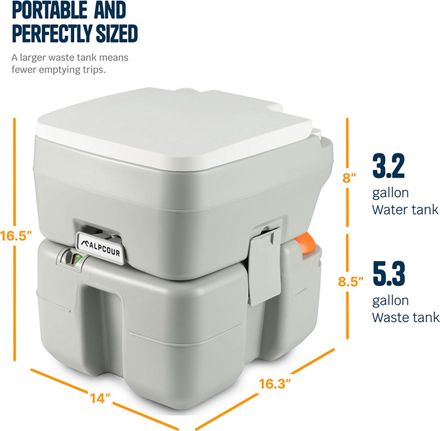 Alpcour Portable Camp Toilet - view number 4