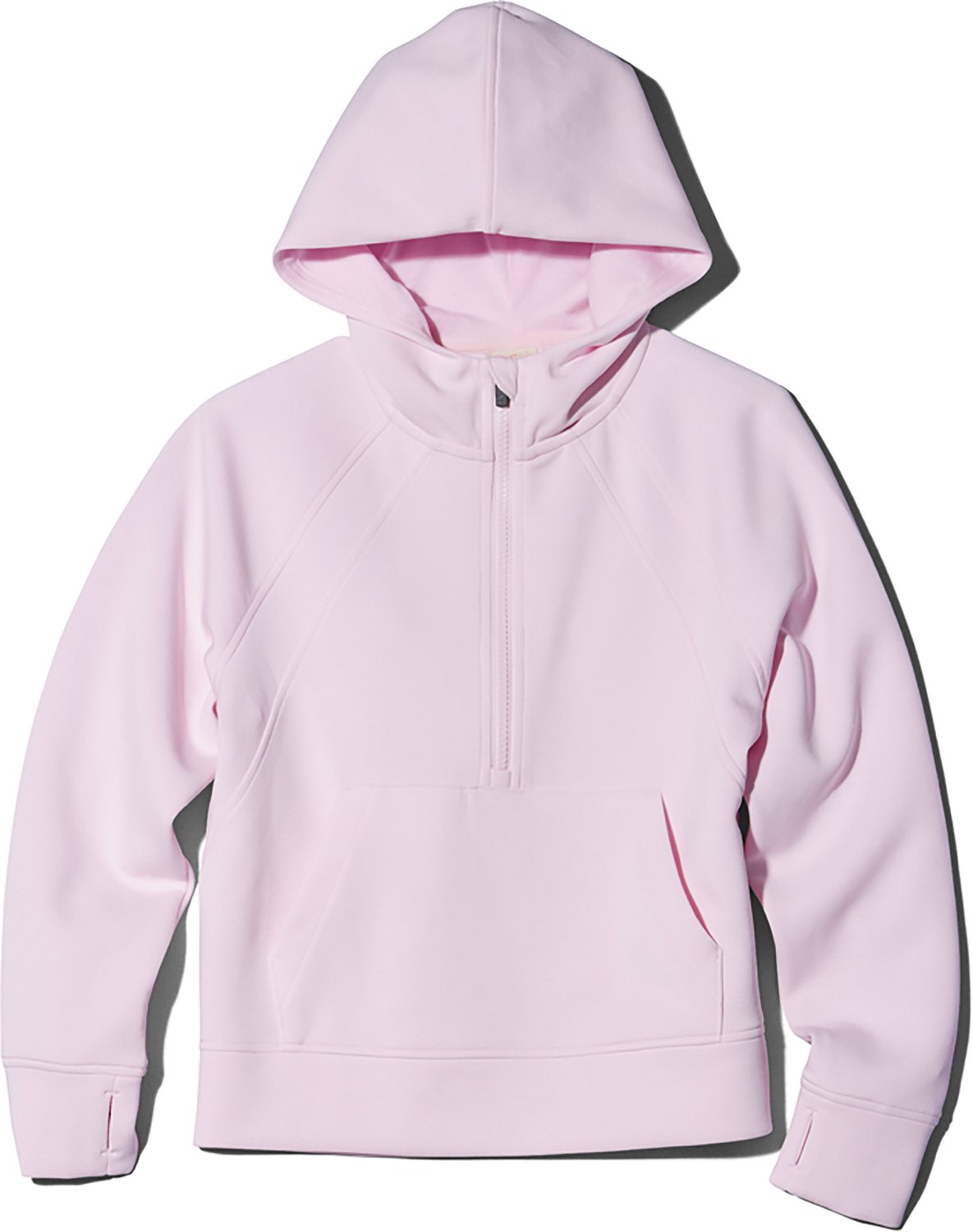 Freely Girls' Sandwashed Lux Half Zip Hoodie - view number 1