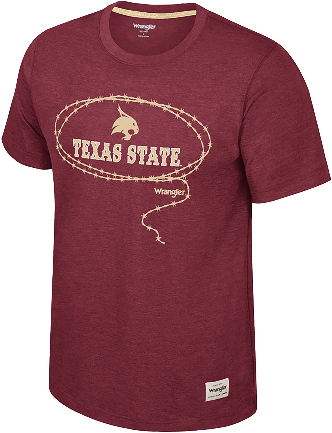 Colosseum x Wrangler Men's Texas State Barb Wire T-shirt