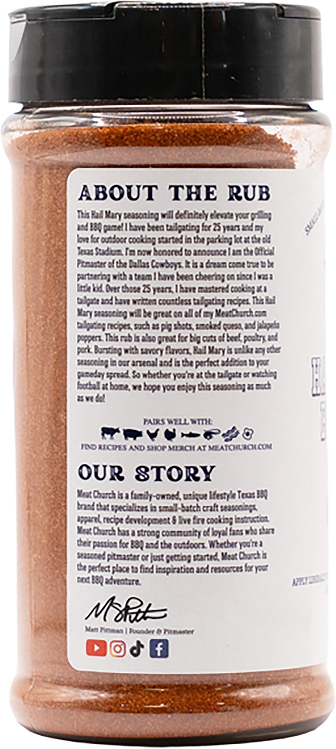 Meat Church Hail Mary 10 oz BBQ Rub - view number 2