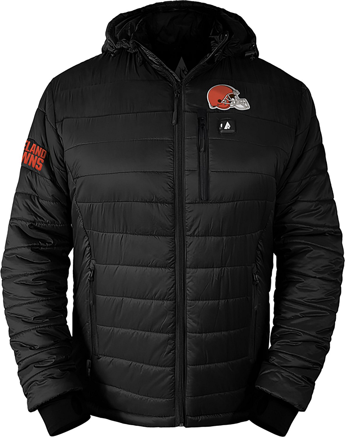 ActionHeat Men’s Cleveland Browns 5V Softshell Battery Heated Jacket  - view number 2