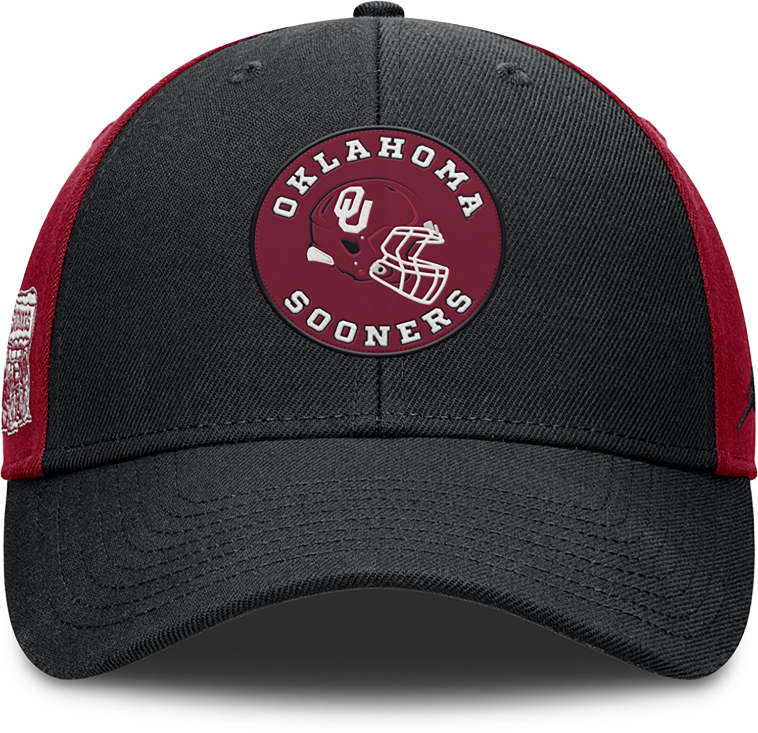 Jordan Men's University of Oklahoma Dri-FIT Rise Football Helmet Local Cap - view number 2