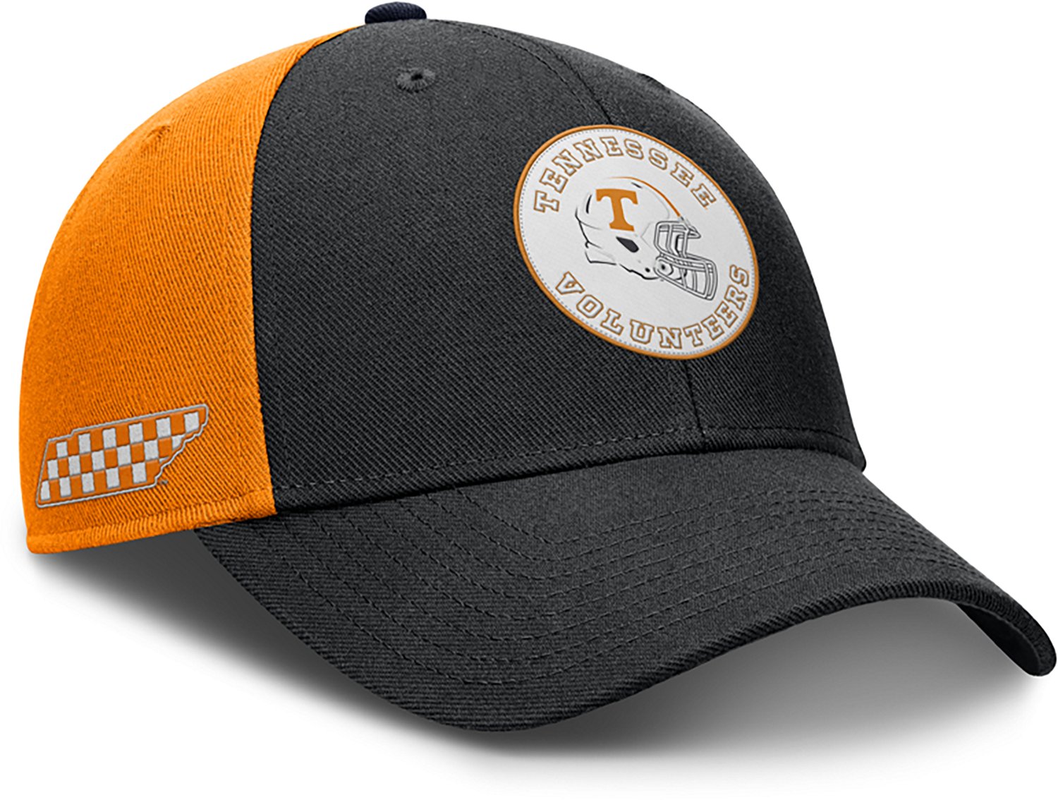 Nike Men's Tennessee Dri-FIT Rise Football Helmet Logo Local Structured Adjustable Cap - view number 3