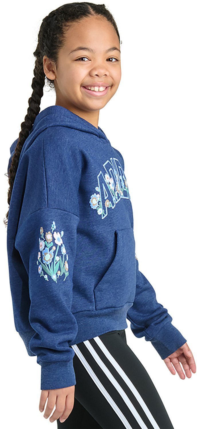 adidas Girls' Multi Graphic Long Sleeve Pullover Hoodie - view number 3