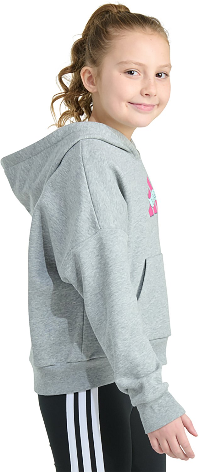 adidas Girls' Multi Graphic Long Sleeve Pullover Hoodie - view number 3