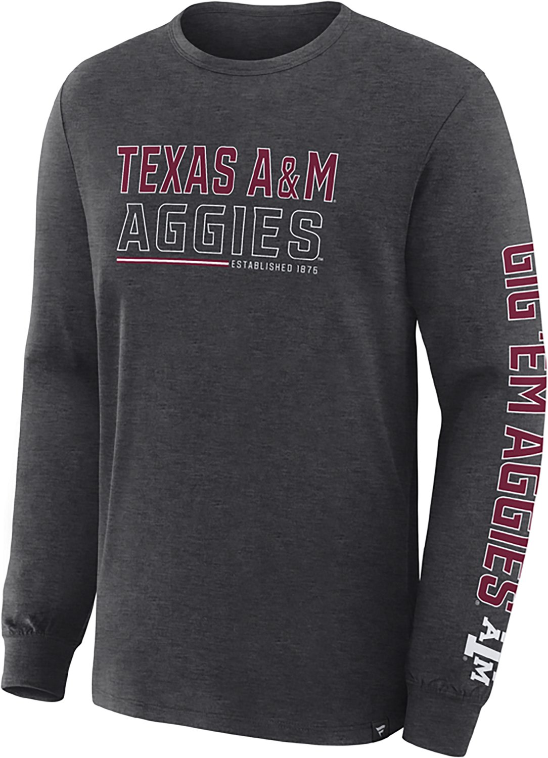 Fanatics Texas AM Aggies Quad Fuel The Fire Long Sleeve T-Shirt - view number 2
