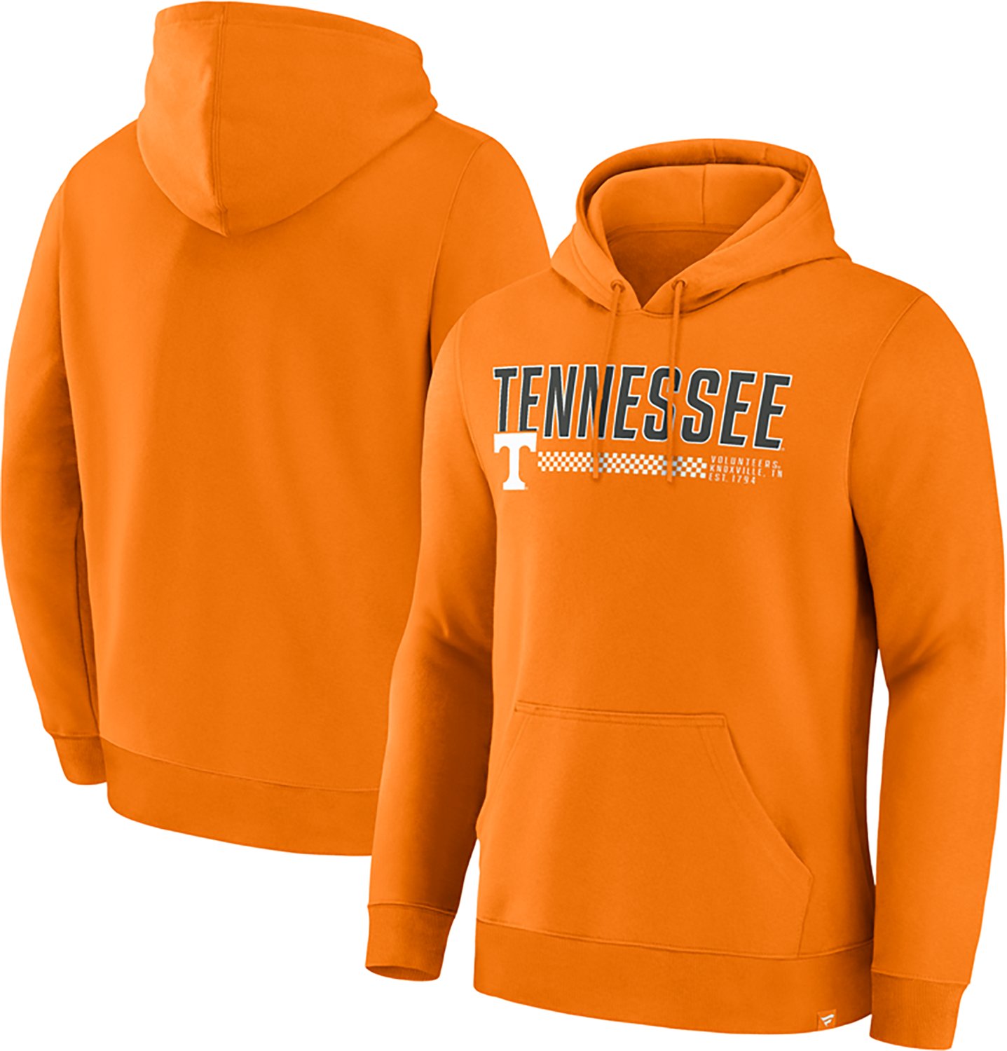 Fanatics Men's Tennessee Volunteers Wordmark Stripe Legacy Fleece Hoodie