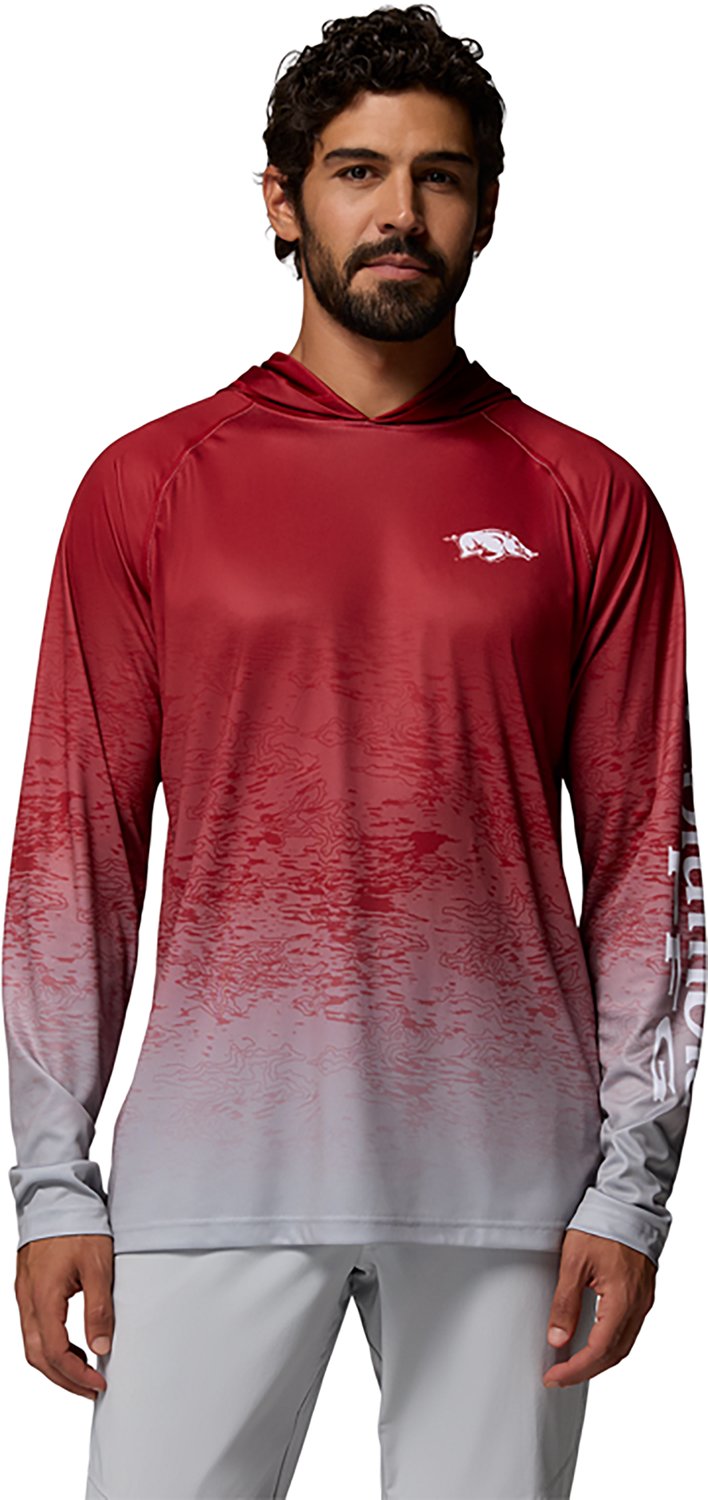 Columbia Sportswear Men's Arkansas Razorbacks Collegiate PFG Super Terminal Tackle Hoodie