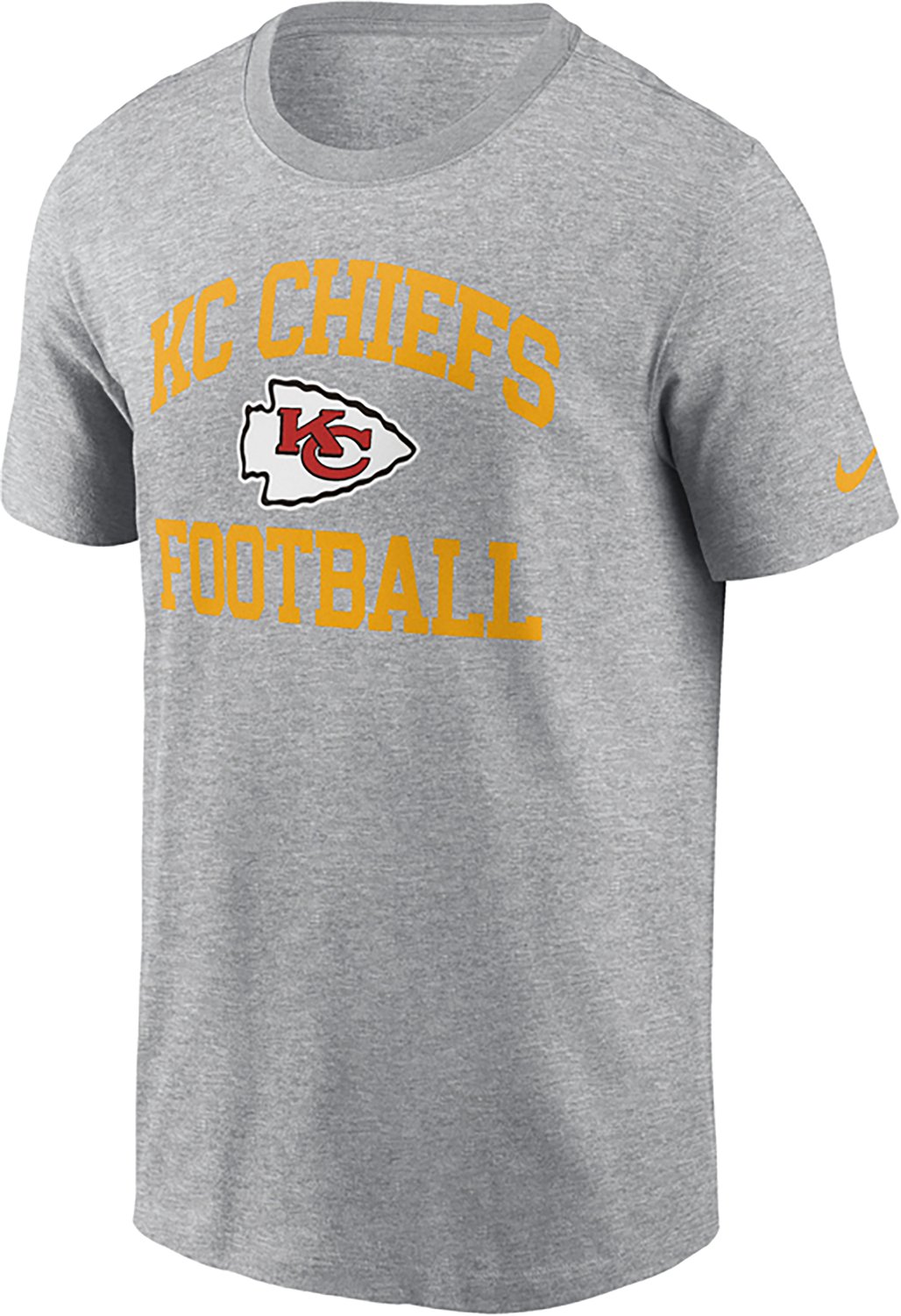Nike Men's Kansas City Chiefs Logo Essential Cotton Short Sleeve T-shirt - view number 2