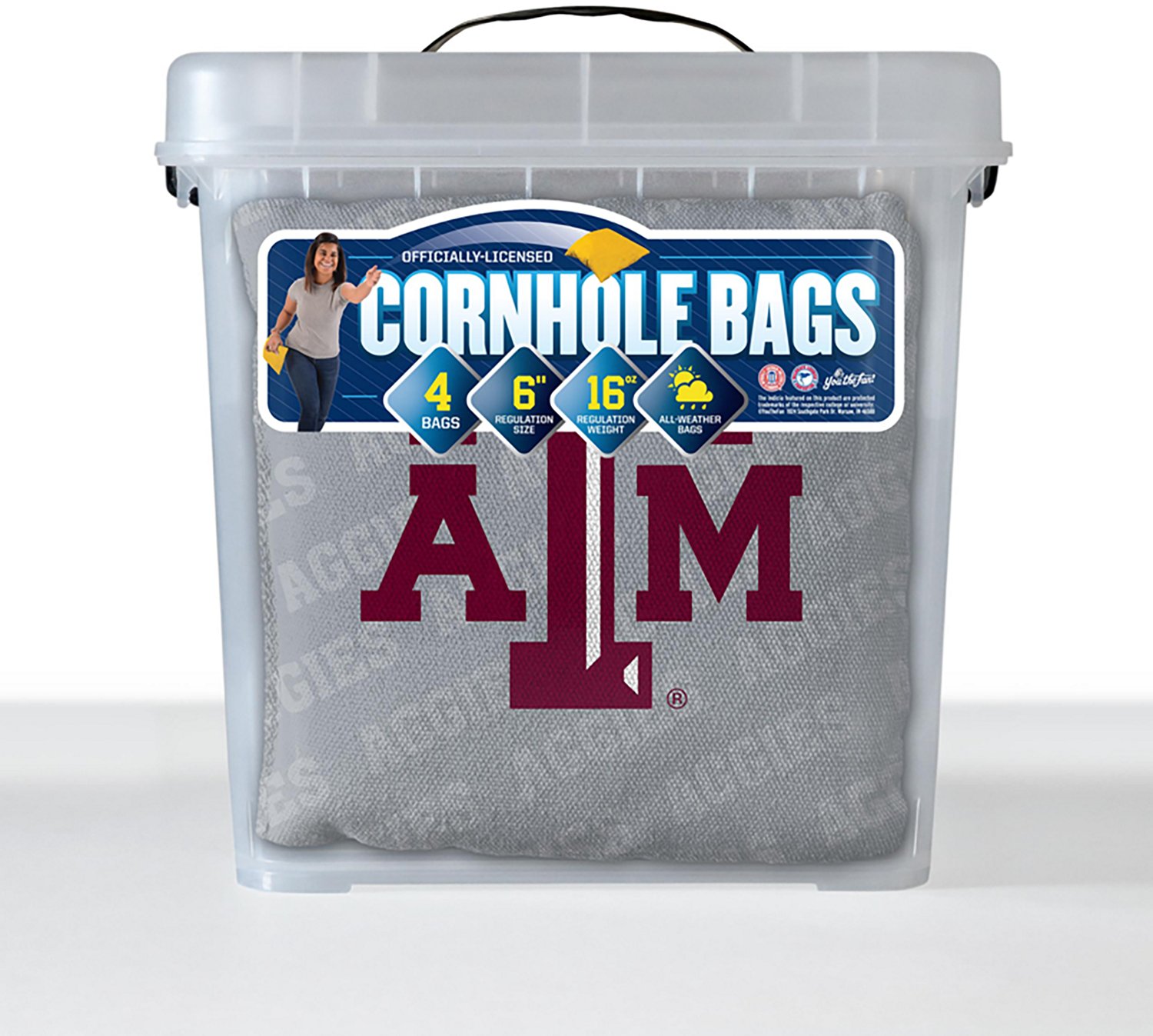 YouTheFan Texas A&M Aggies Licensed Cornhole Bags 4-pack - view number 6