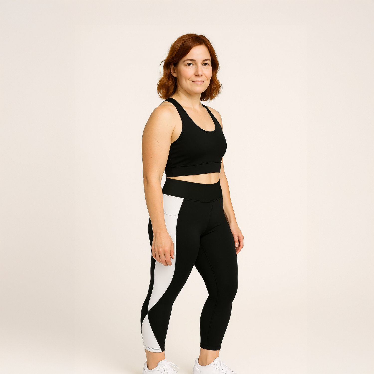 BCG Women's Contrast Cropped Leggings - view number 2