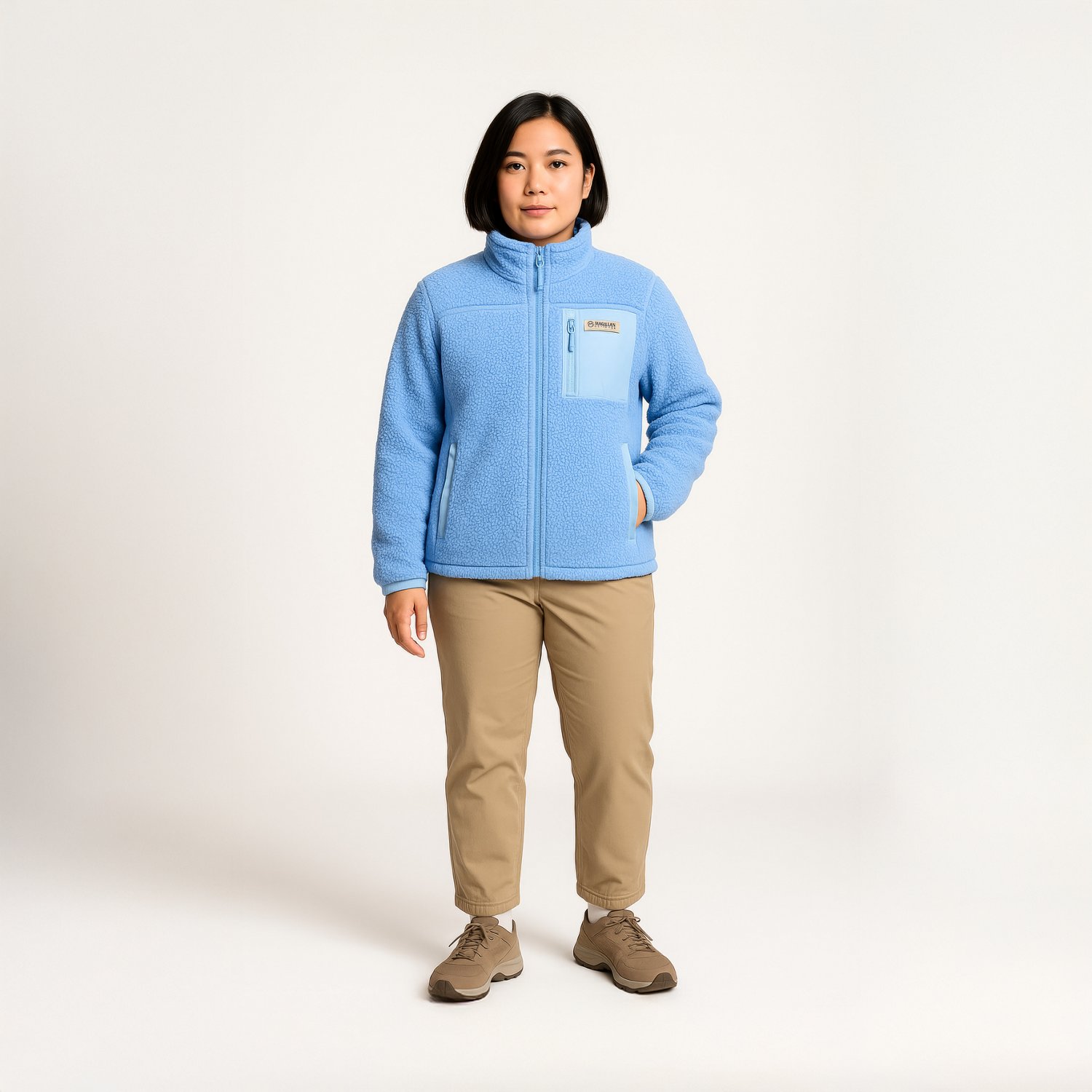 Magellan Outdoors Girls’ Campfire Sherpa Fleece Jacket - view number 2