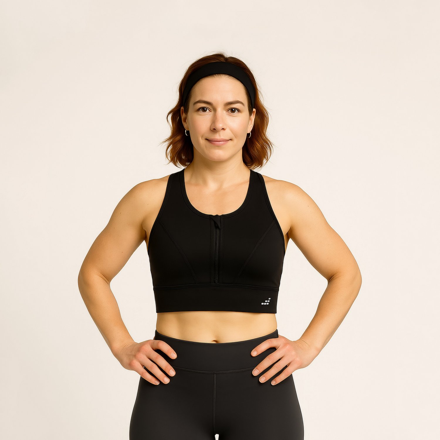 BCG Women's Hi 1/2 Zip Front Sports Bra                                                                                          - view number 1