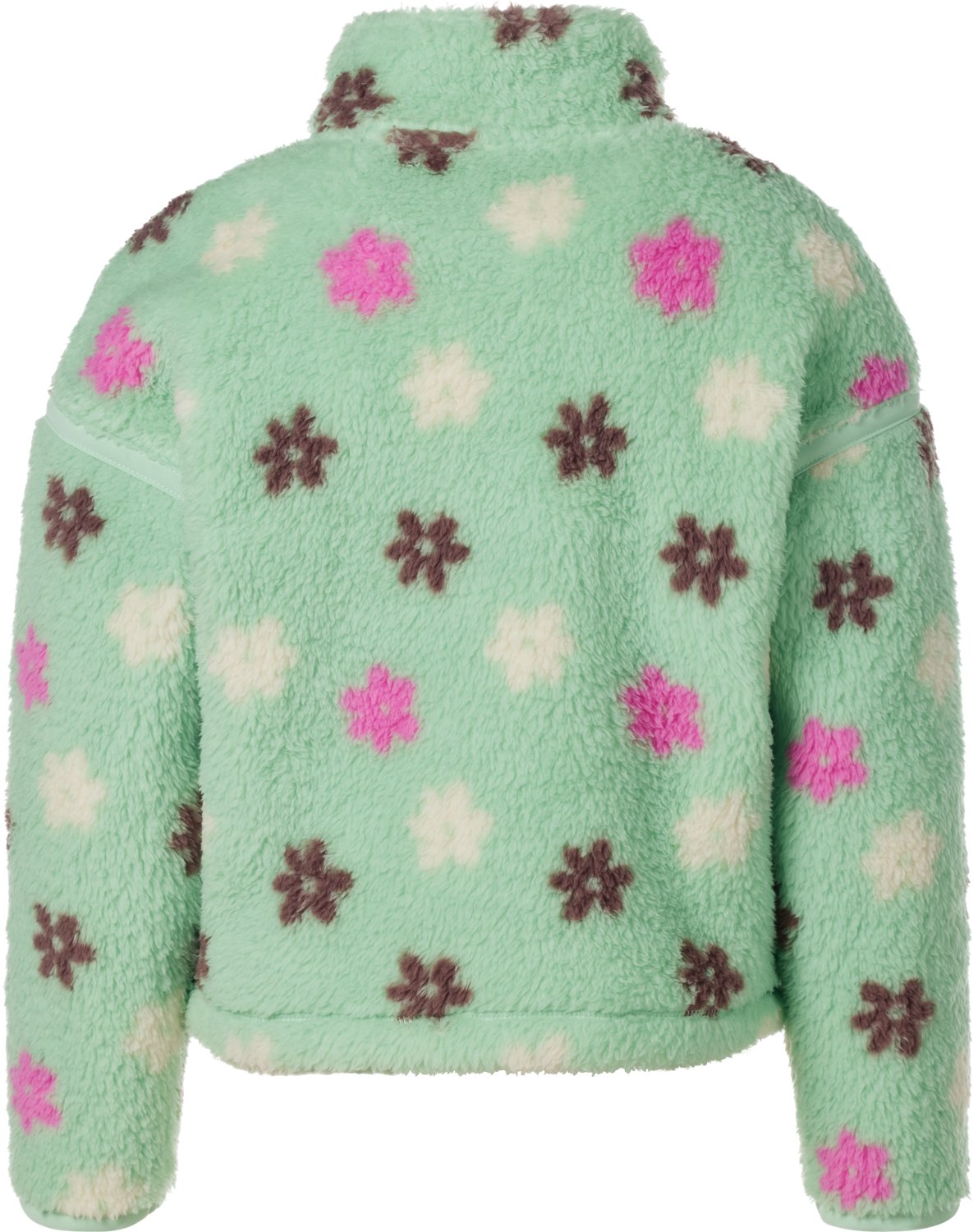 BCG Girls' Cozy Print Sherpa 1/4-Zip Top - view number 4