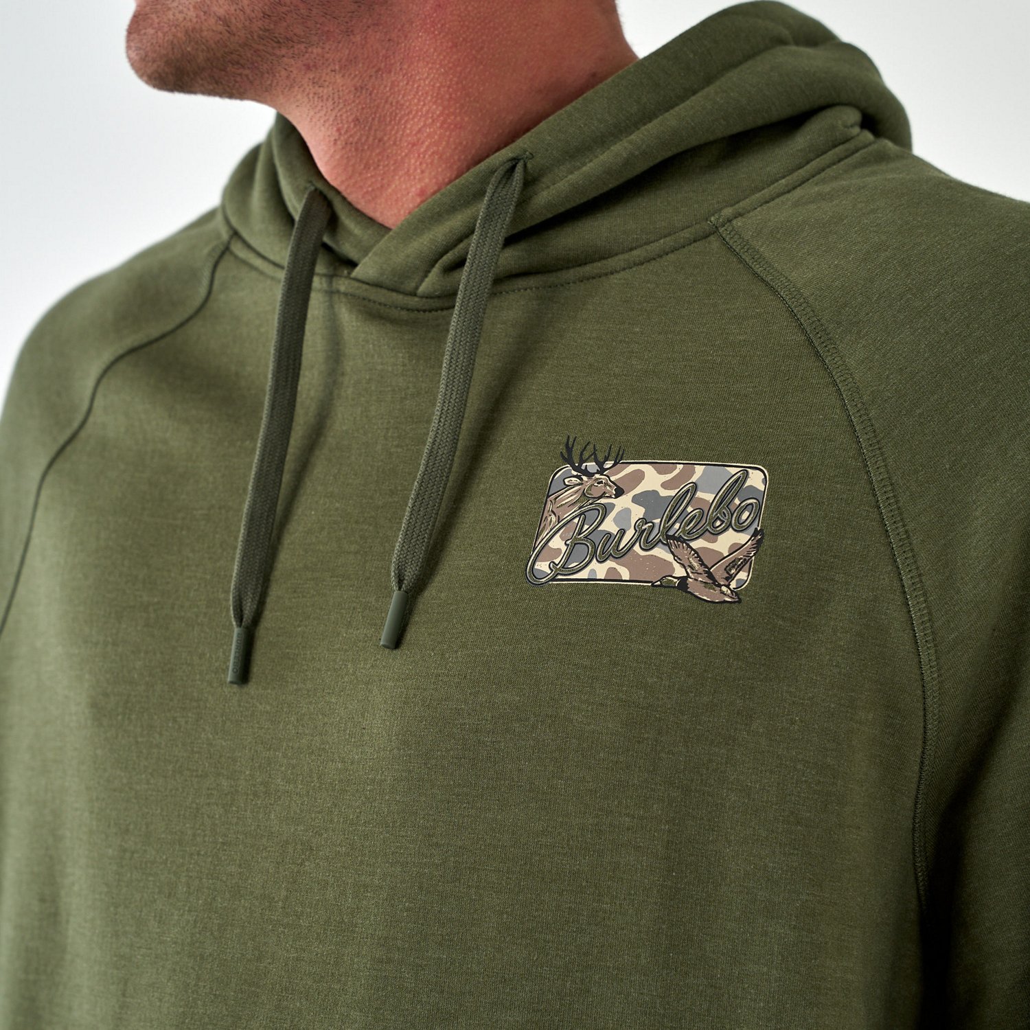 BURLEBO Men's Fleece Pullover Hoodie - view number 3
