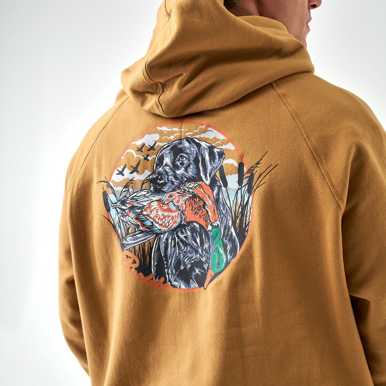 BURLEBO Men's Fleece Pullover Hoodie