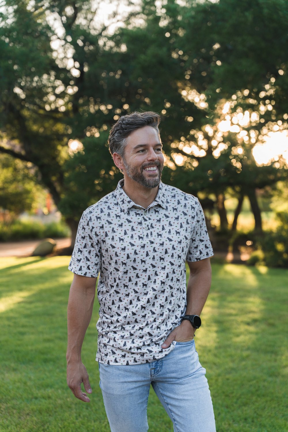 BURLEBO Men's Performance Polo Shirt - view number 5