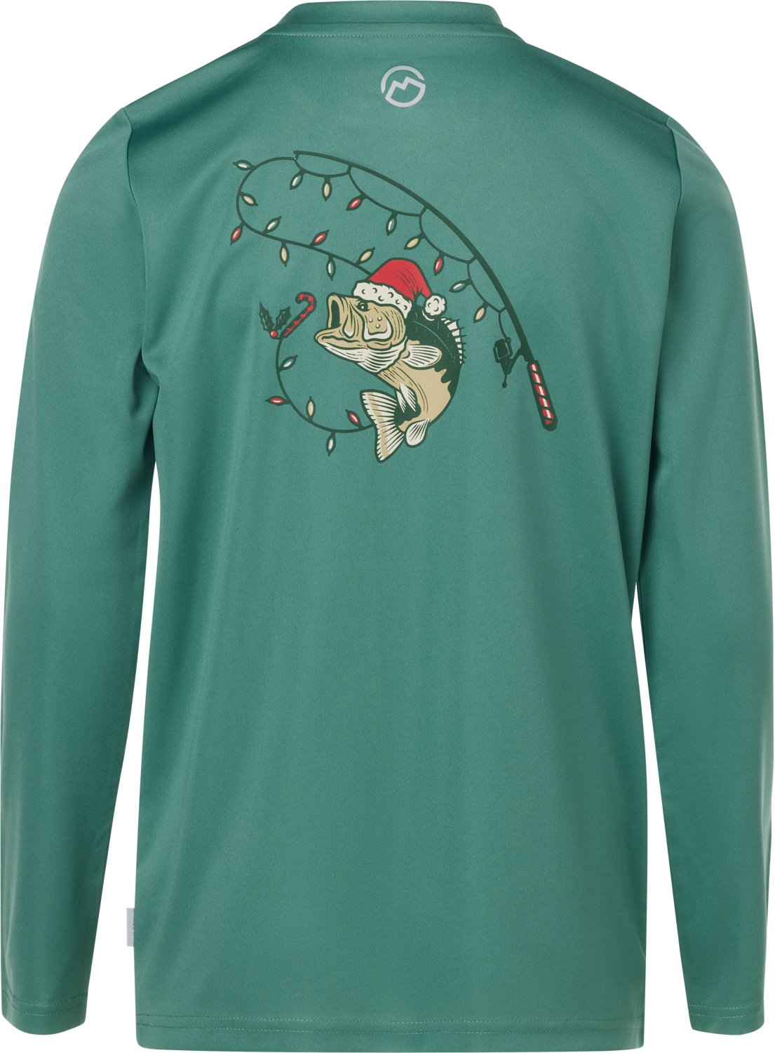 Magellan Outdoors Boys' Holiday Catch GFX Crew Long Sleeve T-shirt - view number 4