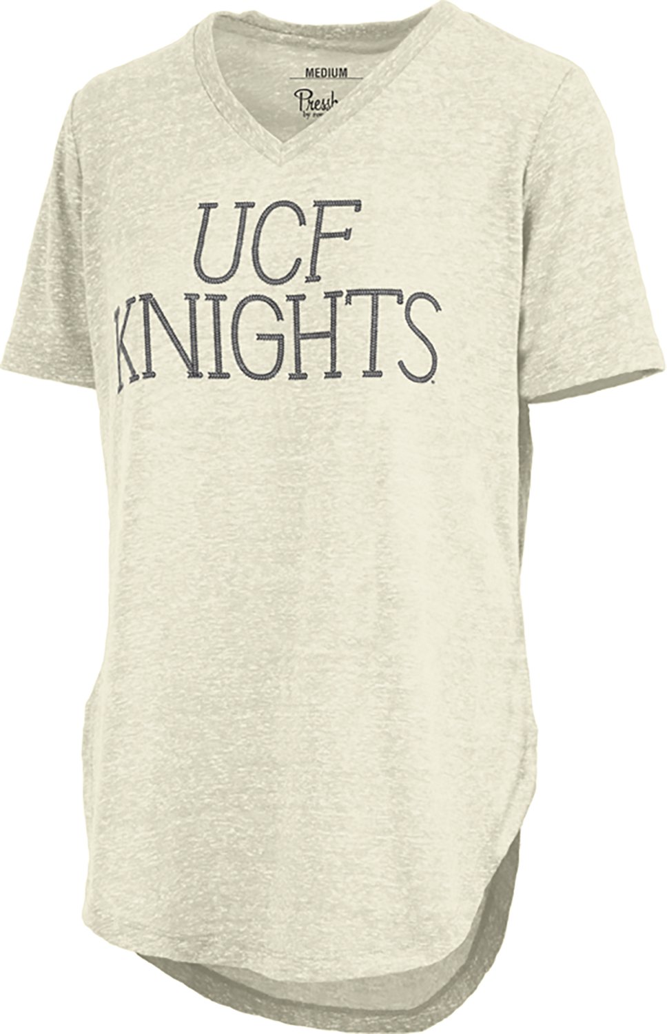 Three Square Women's Central Florida Chain Stitch Text Knobi T-shirt