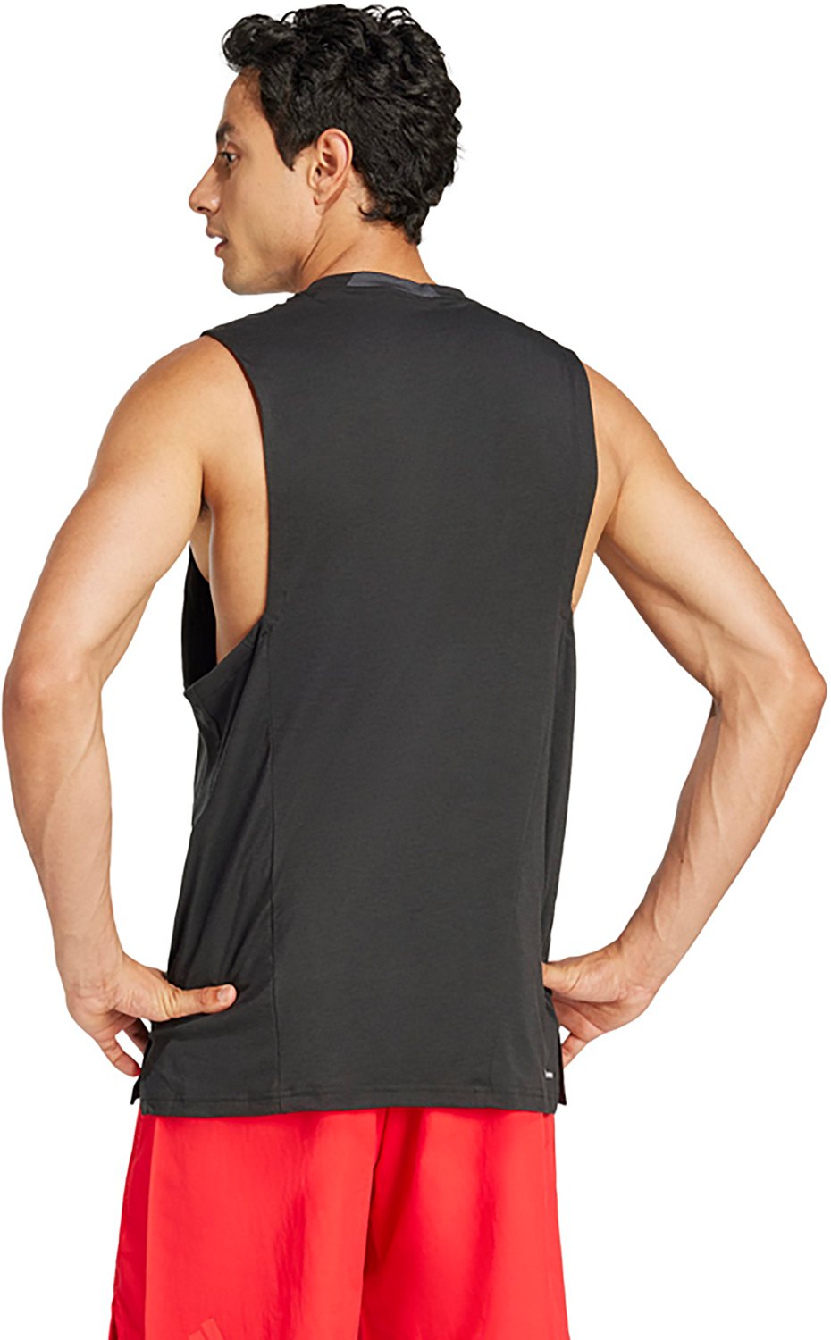 adidas Men's D4T 3-Stripes Tank Top - view number 2